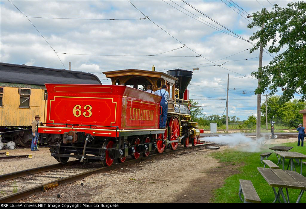 CPRR Leviathan Steam Locomotive